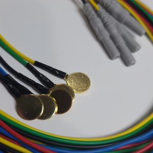 flat gold electrodes