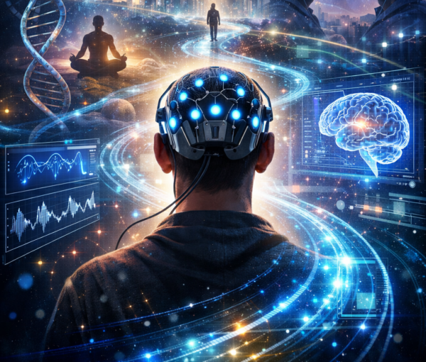 An AI Generated Image to symbolize the future of neurofeedback