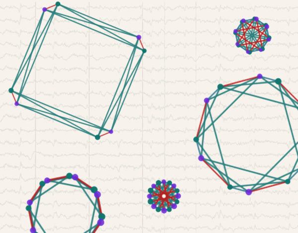Geometric Tensegrity Visualization from BrainMaster Educational Tools Simulator